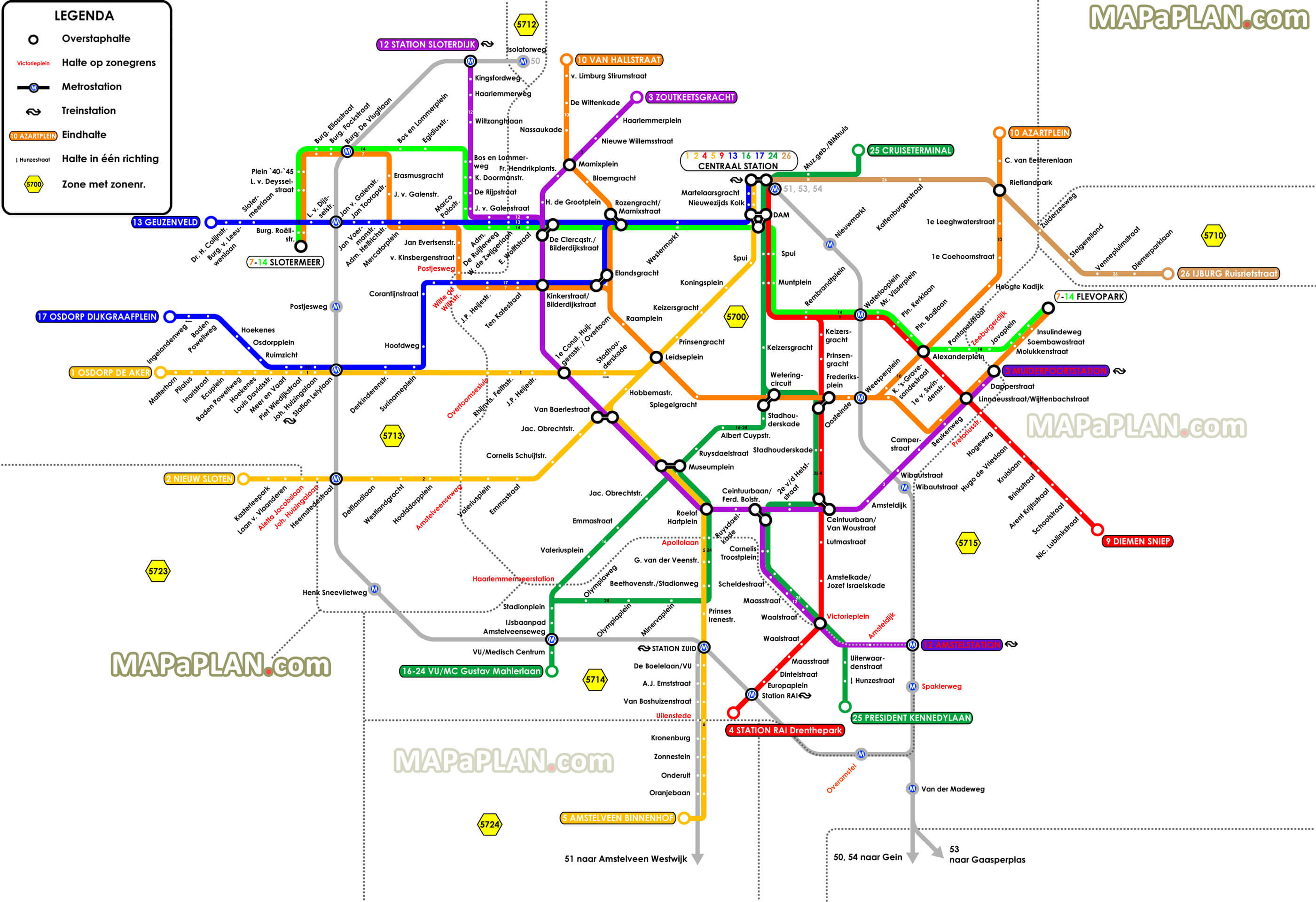 Mappa Di Amsterdam In Pdf Da Stampare Metro Tram E Bu vrogue.co